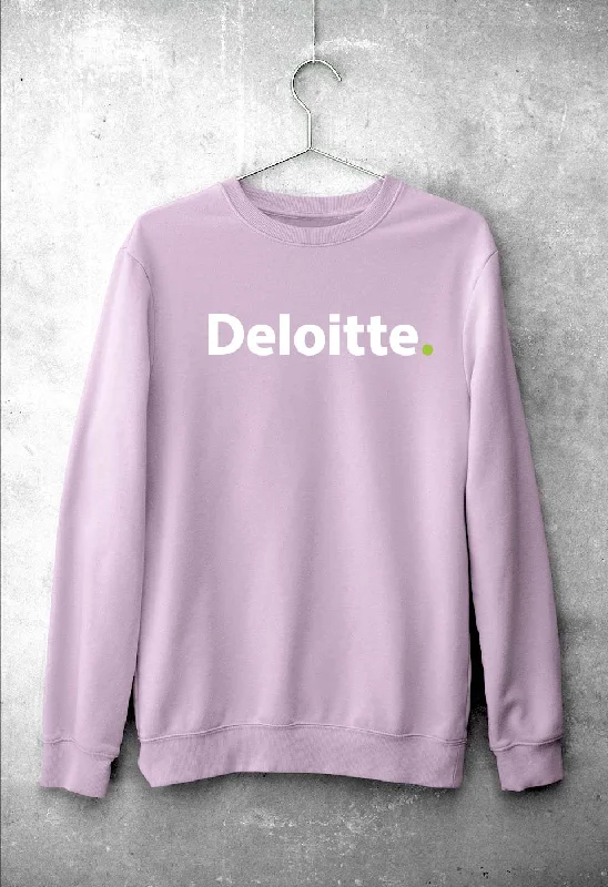 Deloitte Sweatshirt for Men/Women Hoodie with Lace Feminine Delicate