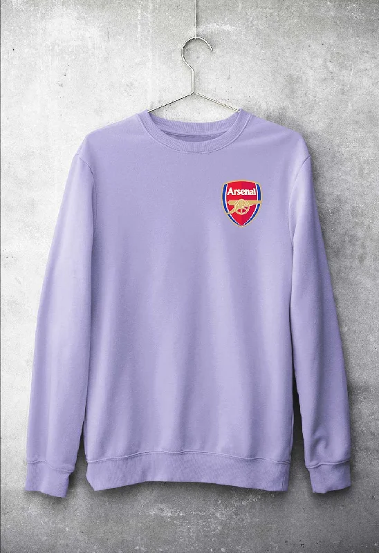 Arsenal Logo Unisex Sweatshirt for Men/Women Hoodie with Hem Frayed Vintage Worn