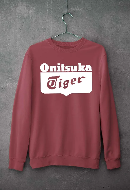 Onitsuka Tiger Unisex Sweatshirt for Men/Women Hoodie with Logo Branding Identity