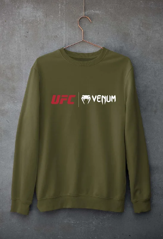 UFC Venum Unisex Sweatshirt for Men/Women Hoodie with Emblem Brand Identity