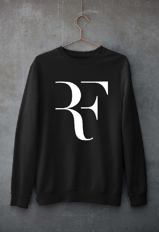 Roger Federer_RF Unisex Sweatshirt for Men/Women Hoodie with Hem Drawcord Adjustable Customizable