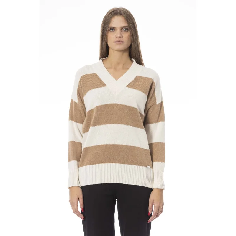 Baldinini Trend  Wool Women's Sweater Bright Pastel Dark