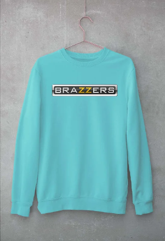 Brazzers Unisex Sweatshirt for Men/Women Hoodie with Turtle Neck Cozy Winter