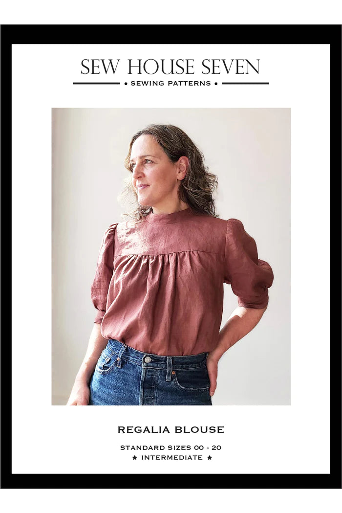 Regalia Blouse - Sewing Pattern | Sew House 7 Chic Square Blouse