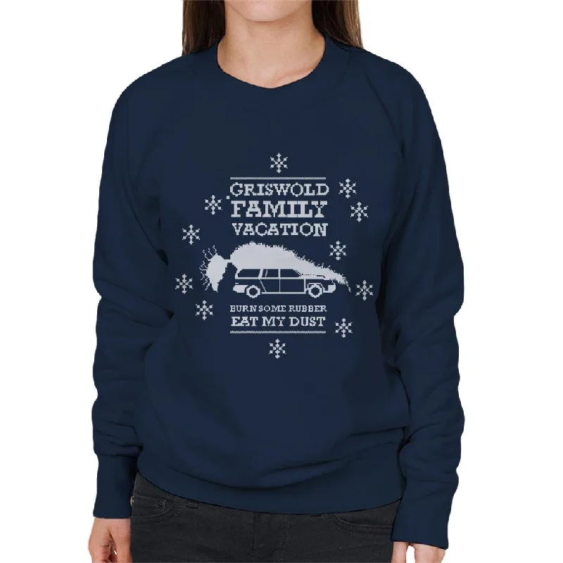 National Lampoon's Christmas Vacation Griswold Family Women's Sweatshirt Hoodie with High Neck Warm Protective