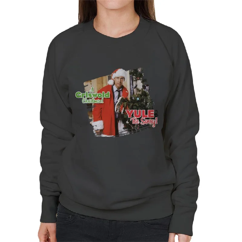 National Lampoon’s Christmas Vacation Yule Be Sorry Women's Sweatshirt Hoodie with Fur Luxurious Winter