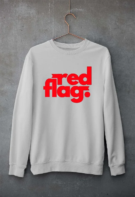 Red Flag Unisex Sweatshirt for Men/Women Hoodie with Gradient Ombre Colorful