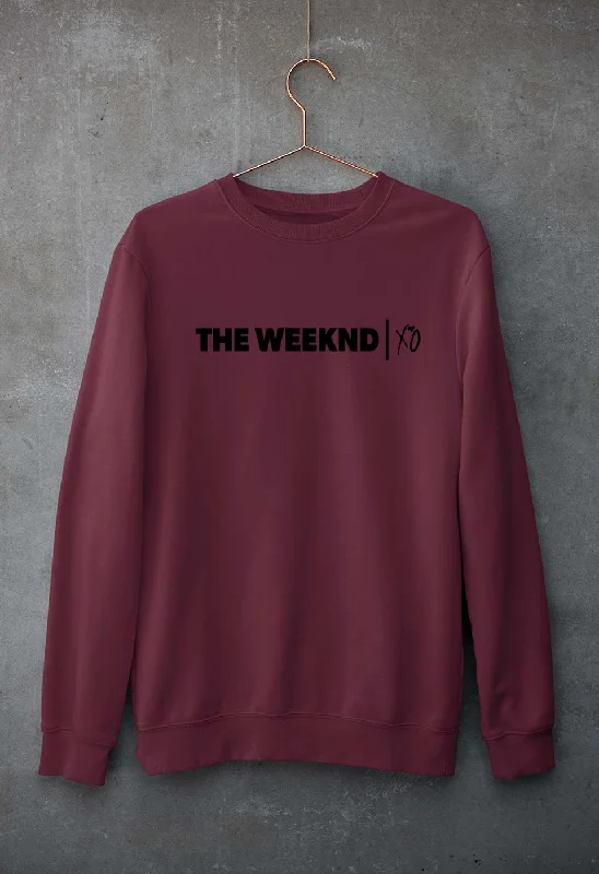 The Weeknd Unisex Sweatshirt for Men/Women Hoodie with Hem Embroidery Detailed Premium