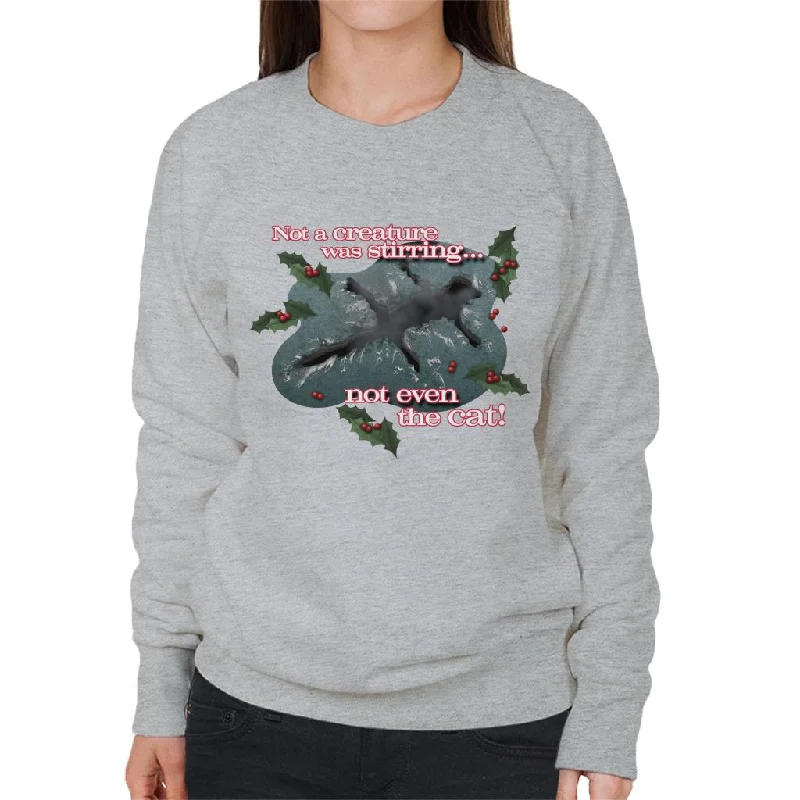 National Lampoon’s Christmas Vacation Not A Creature Was Stirring Women's Sweatshirt Hoodie with Sequins Glamorous Eye-catching