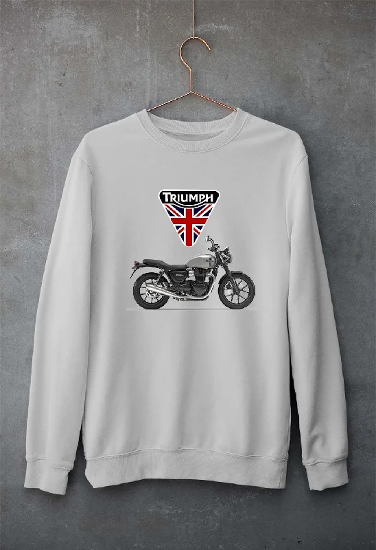 Triumph Motorcycles Unisex Sweatshirt for Men/Women Hoodie Dress Longline Feminine