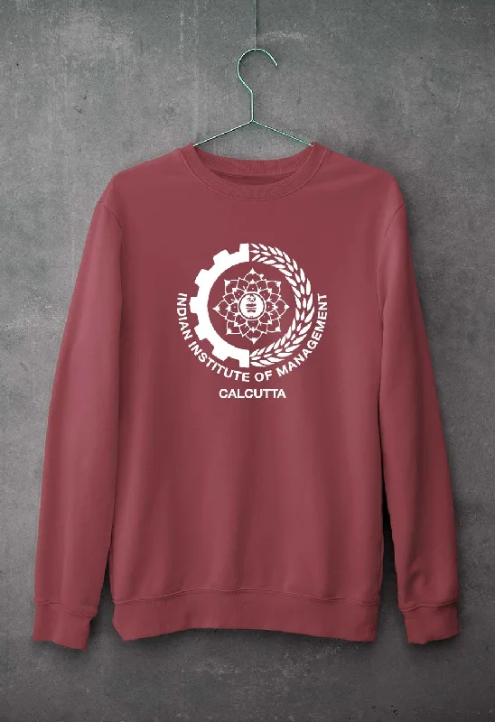 IIM Calcutta Unisex Sweatshirt for Men/Women Hoodie with Embroidery Detailed Premium