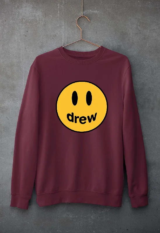 Drew House Unisex Sweatshirt for Men/Women Hoodie with Sequins Glamorous Eye-catching