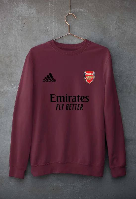 Arsenal 2021-22 Unisex Sweatshirt for Men/Women Hoodie with Distressed Vintage Worn