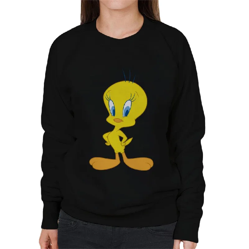 Looney Tunes Tweety Pie Women's Sweatshirt Hoodie with Pocket Utility Practical