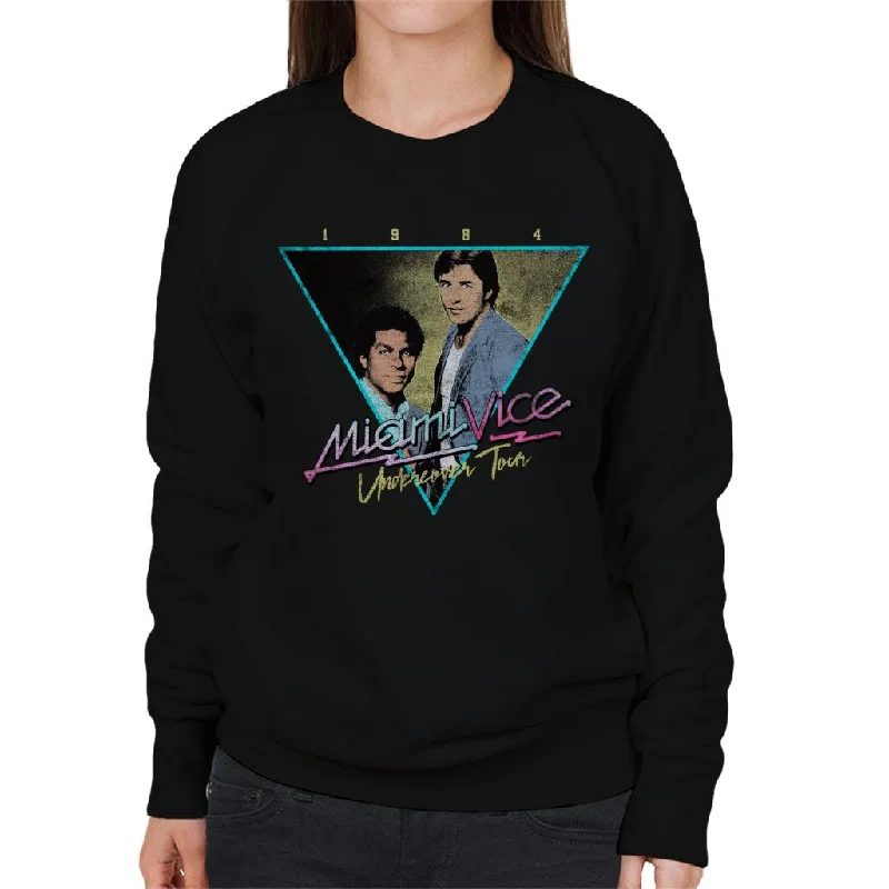 Miami Vice Tour Women's Sweatshirt Hoodie with Oversized Fit Loose Comfortable