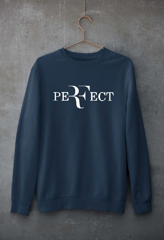 Roger Federer Perfect Unisex Sweatshirt for Men/Women Hoodie with Full-Zip Functional Layering