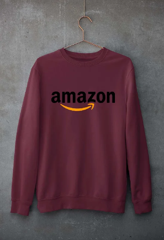 Amazon Unisex Sweatshirt for Men/Women Hoodie with Button Placket Classic Preppy