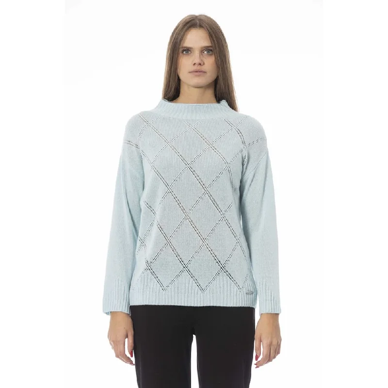 Baldinini Trend  Wool Women's Sweater Elegant Classic Vintage