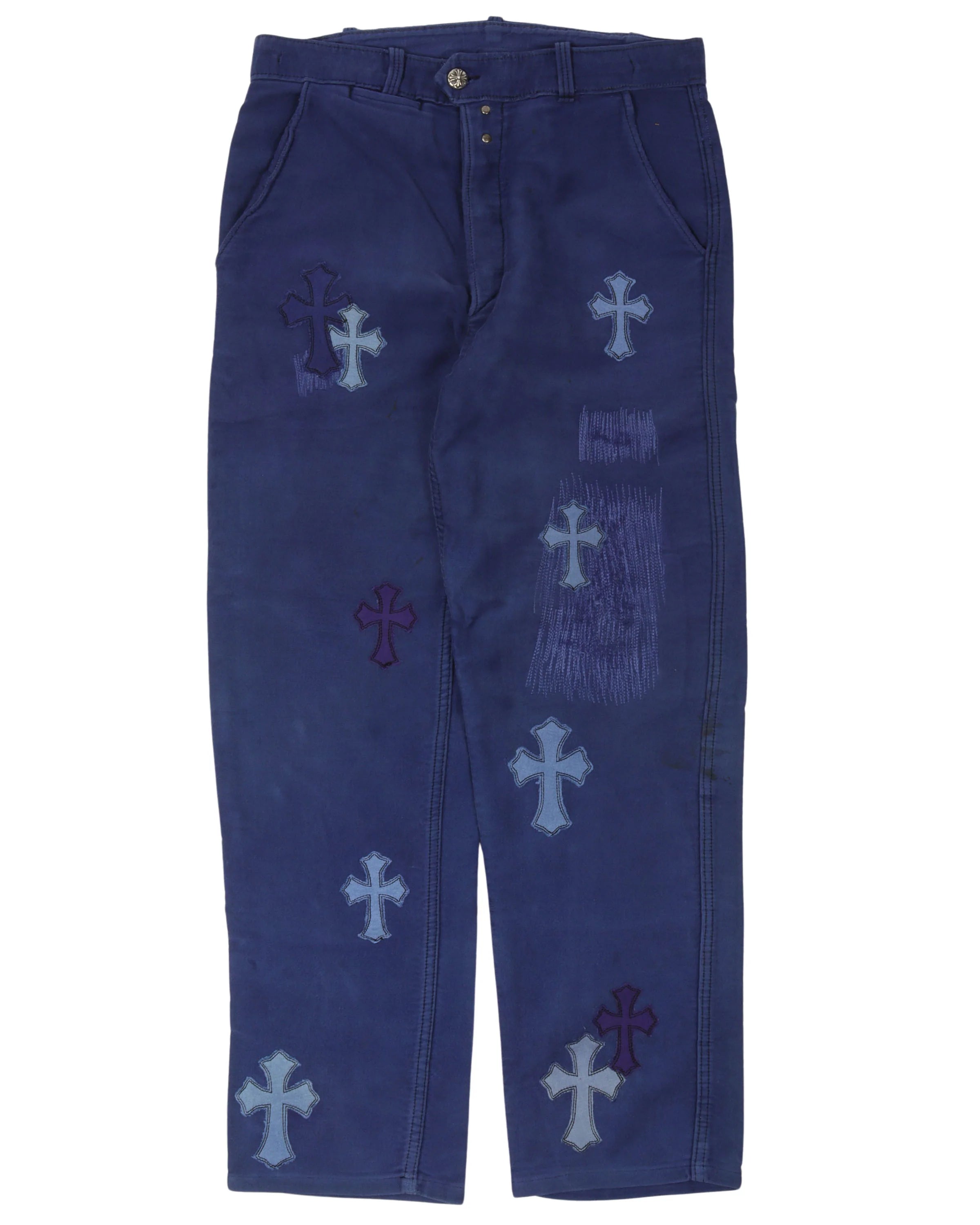 Cross French Work Pants Cozy Full-Length Pants