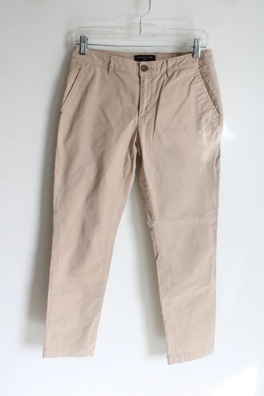 Banana Republic Girlfriend Fit Tan Pants | 4 Soft Stretch Trousers