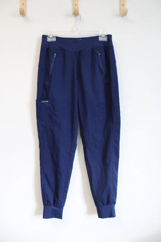 Healing Hands Blue Scrub Pants | XS Soft Stretch Pants