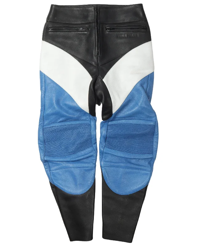 Leather Moto Pants Stylish Casual Pants