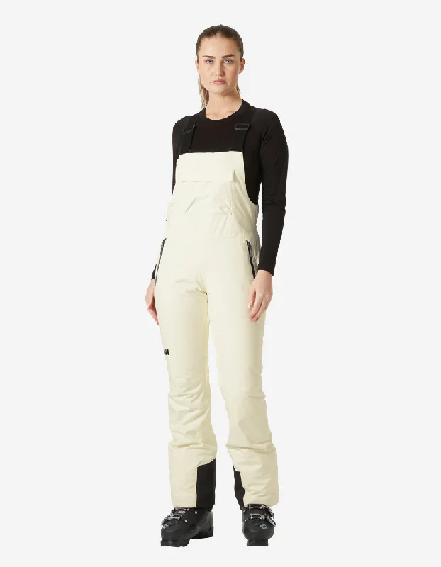 W LEGENDARY INSULATED BIB PANT, Snow Formal Wide-Leg Pants