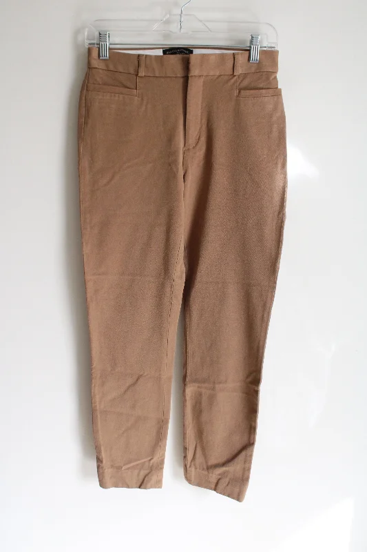 Banana Republic High Rise Sloan Brown Chino Pant | 2 Elegant High-Waist Pants