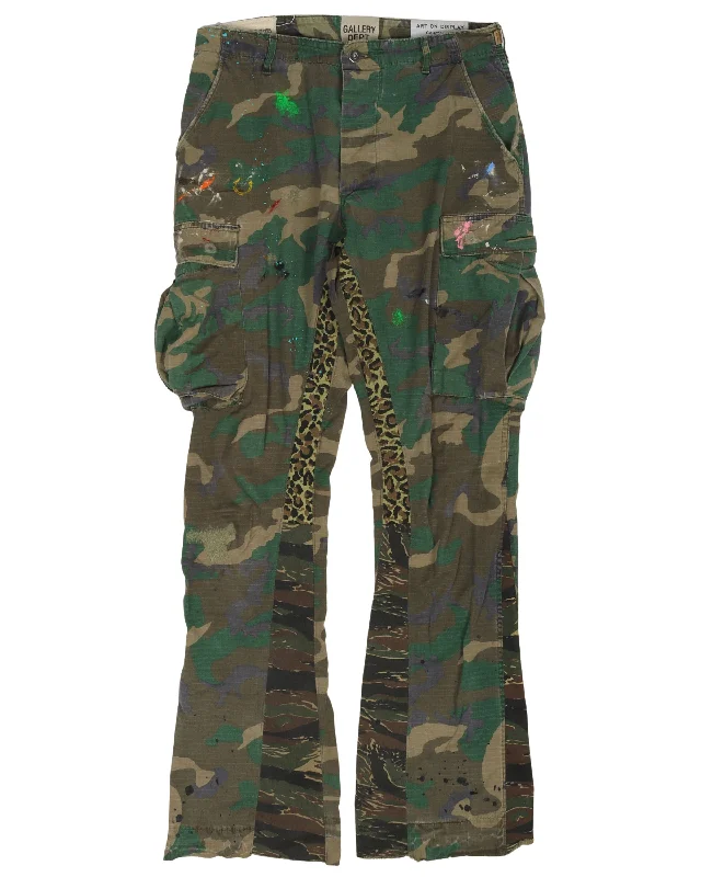 Camo Flare Cargo Pant Comfy Cargo Trousers