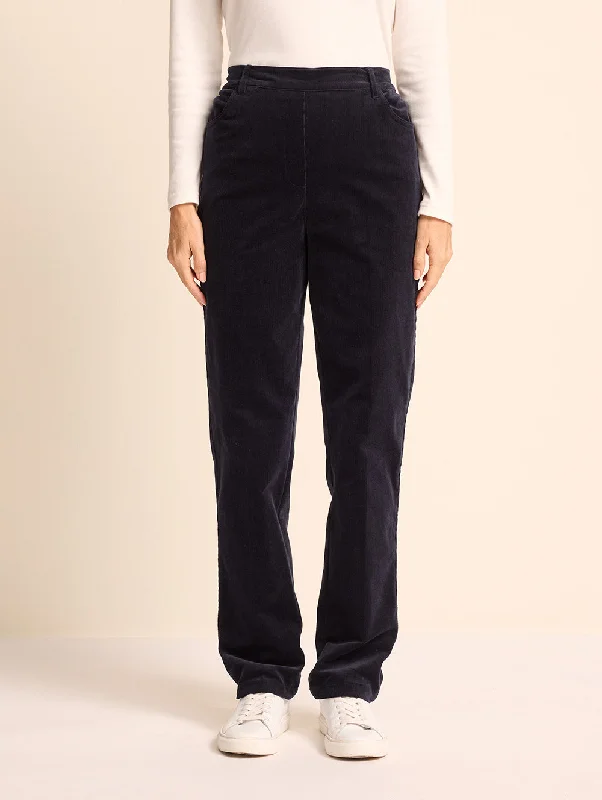 Cordie Short Length Pant Soft Stretch Trousers