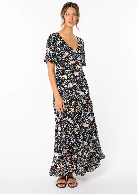 Quinley Floral Maxi Dress Elegant Maxi Dress with Slit