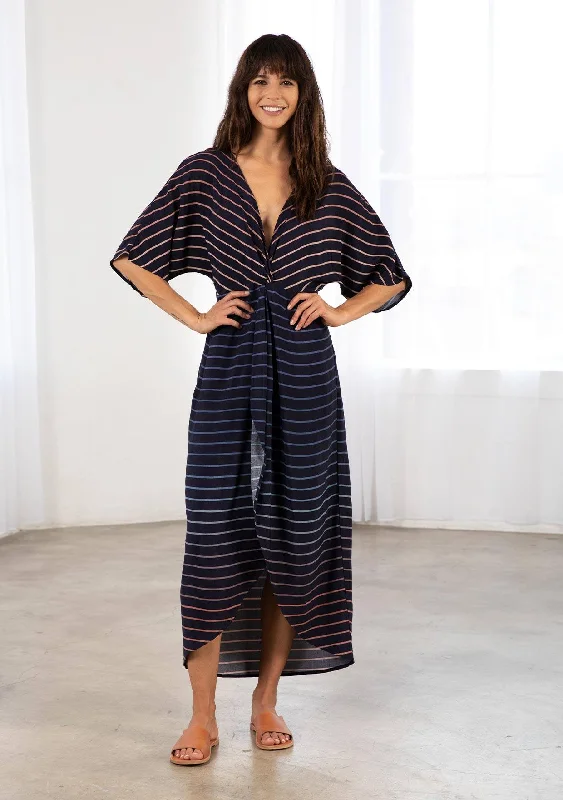 Skyline Stripe Maxi Dress Elegant Lace Maxi Dress