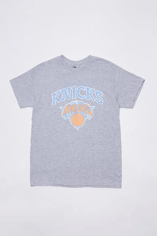 New York Knicks Graphic Relaxed Tee Chenille Blend Fleece Blend Nylon Blend