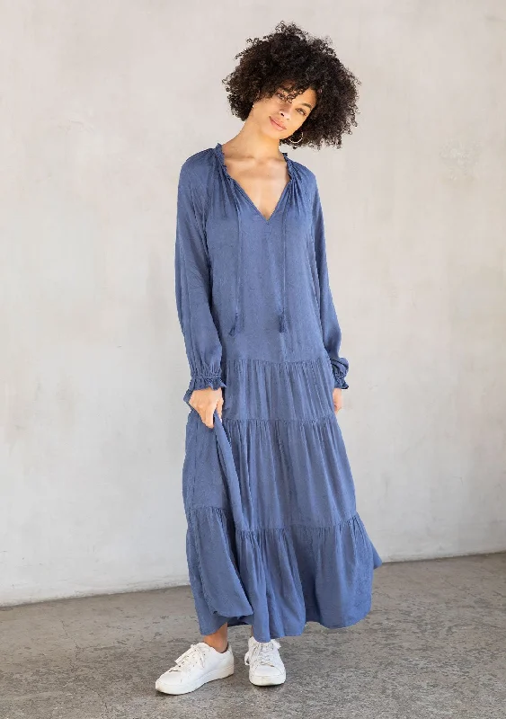 Floating Vibes Maxi Dress Cozy Wrap Maxi Dress