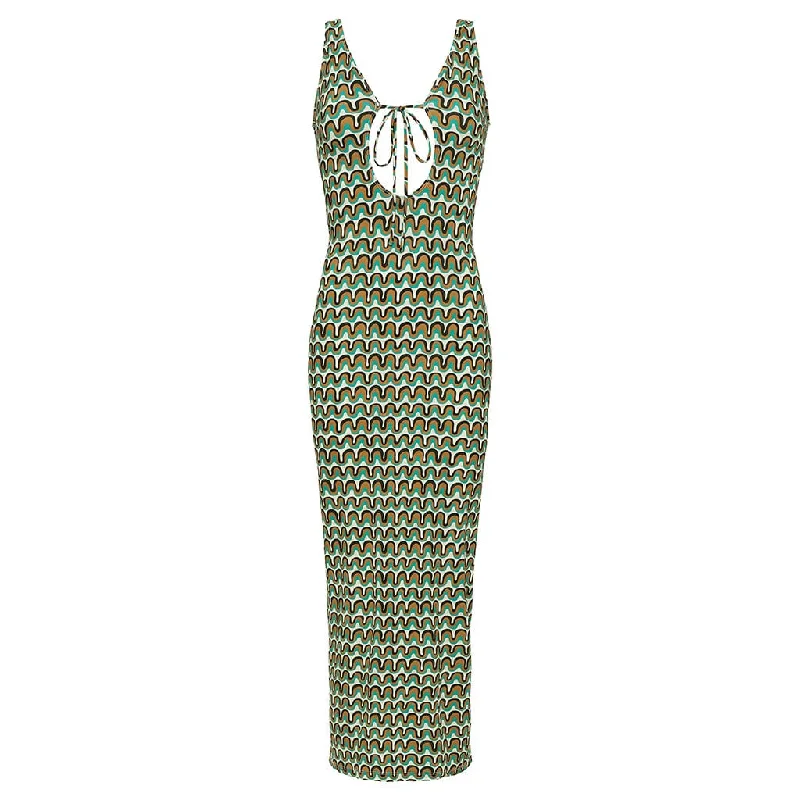 Groovy Juliet Maxi Dress Fashionable Printed Maxi Dress