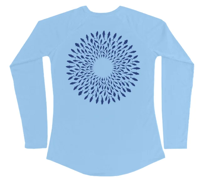 Tuna Mandala Performance Shirt (Women) Seamless Knitted Crochet