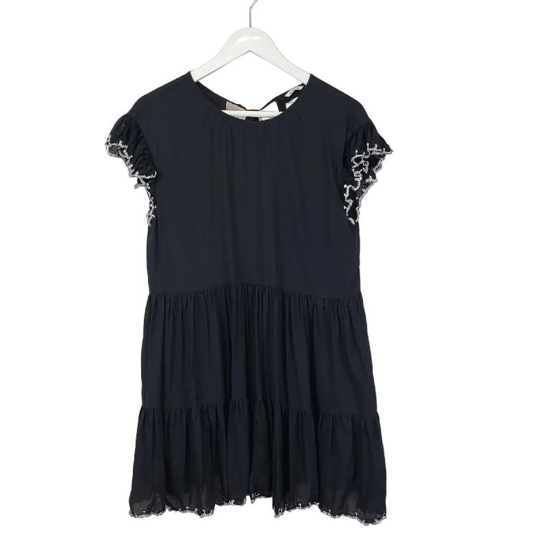 Aritzia Wilfred la Boheme Sidonie Tiered Mini Dress Size XXS/XS Elegant Lace-Up Mini Dress