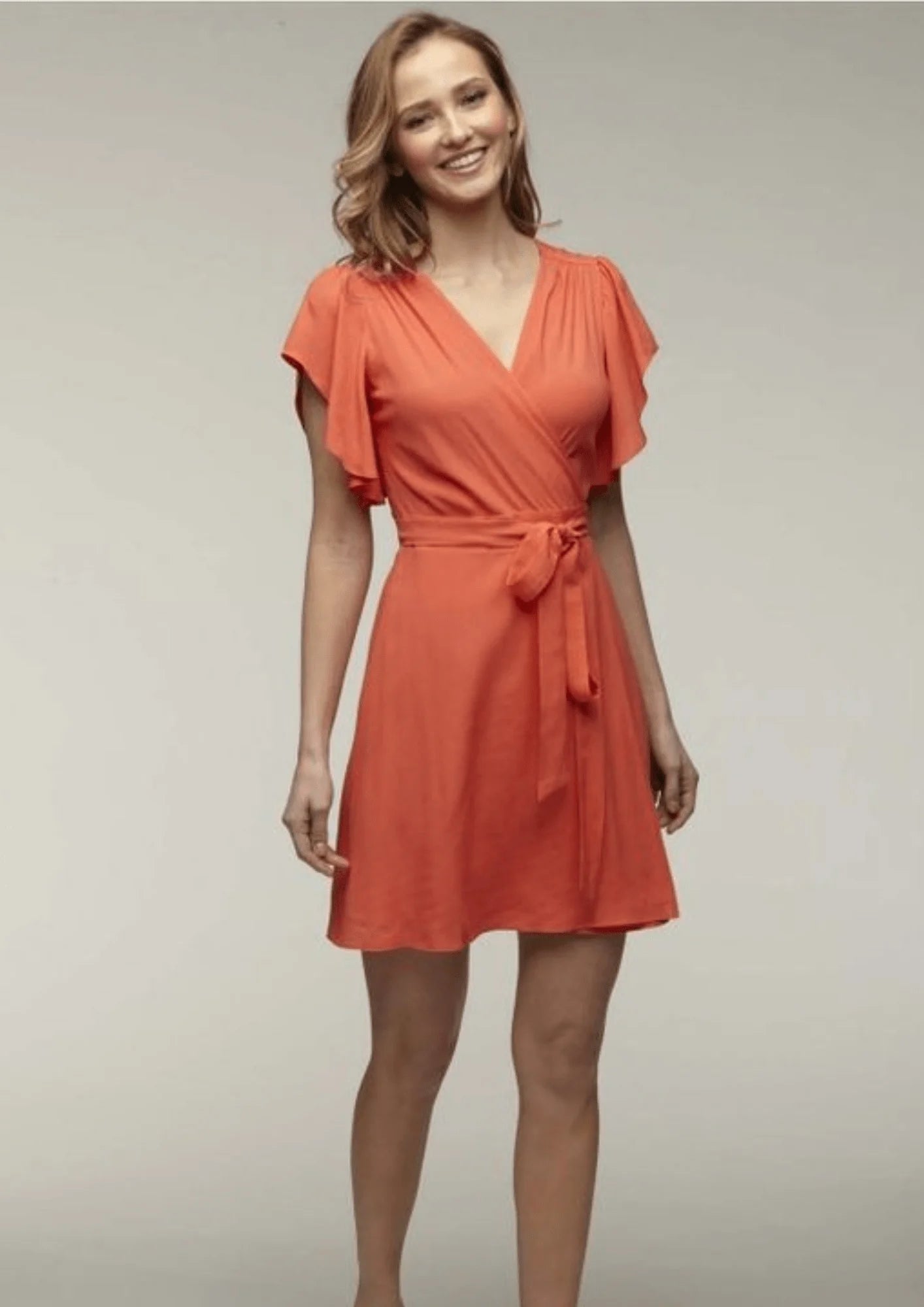 MANDARINE MINI DRESS Elegant Lace Mini Dress