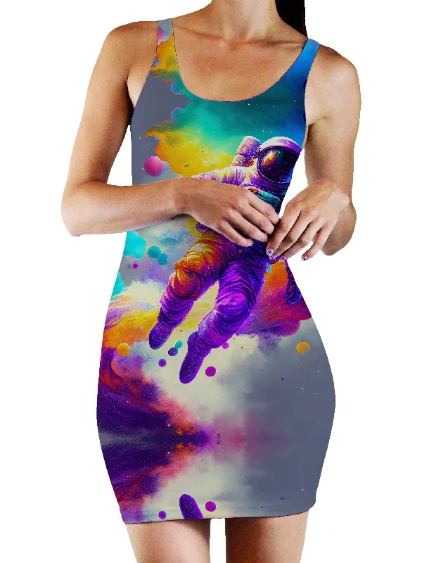 Floating Away Bodycon Mini Dress Chic Bohemian Mini Dress